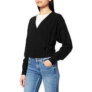 NA-KD Gebreide gebreide damestrui, Zwart, XXS