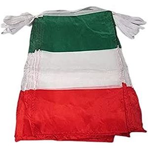 Italië 12 meter BUNTING Vlag 20 vlaggen 45x30 cm - Italiaanse STRING vlaggen 30 x 45 cm - AZ FLAG