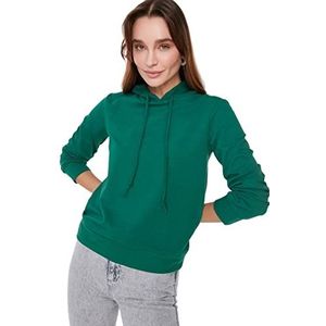Trendyol 100% katoen Sweatshirt - Groen - Regular XXL Groen, Groen, XXL