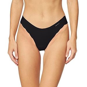 Skiny Dames Micro Essentials string, zwart, 38