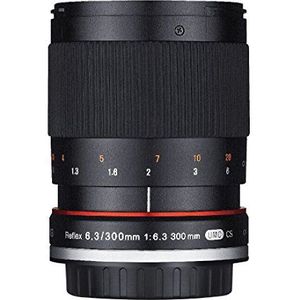 Rokinon 300M-MFT-BK 300 mm F6.3 spiegellens voor Olympus Pen en Panasonic verwisselbare lenscamera's - MFT
