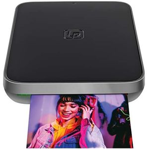 Lifeprint 3x4.5 draagbare foto- en videoprinter voor iOS- en Android-apparaten. Maak uw foto's tot leven met/Augmented Reality - zwart