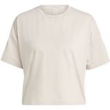 adidas W I 3 Bar Tee 2 T-shirt voor dames, Wonder Taupe, S