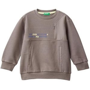 United Colors of Benetton Jongens Maglia G/C M/L 3wncg200t sweatshirt met capuchon, Grigio, VK, Grigio, L