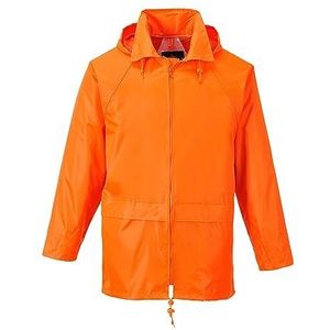 Portwest Klassieke Volwassen Regenjas Size: M, Colour: Oranje, S440ORRM