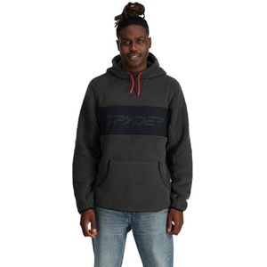 Spyder Heren Vista Hoodie Fleece Sweatshirt, Polar, S