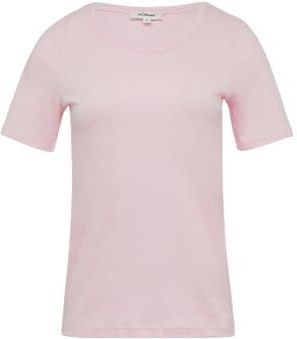T-shirt - Zacht Roze - Interlockjersey - Slim Fit - Katoen - Korte Mouwen