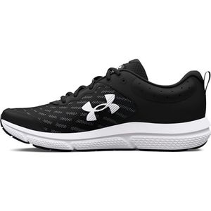 Under Armour UA Charged Assert 10, Sneakers heren, Black/Black/White, 41 EU