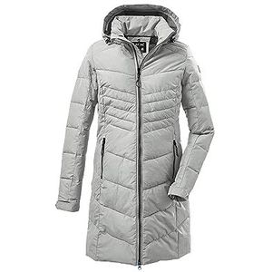 killtec Dames Gewatteerde parka met afritsbare capuchon KOW 150 WMN QLTD PRK, light cement 38, 37421-000