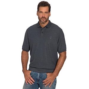 JP 1880, Herenpoloshirt, grote maten, buikfit, piqué, halve mouwen, XXL tot 8 XL, donkermarine, 5XL