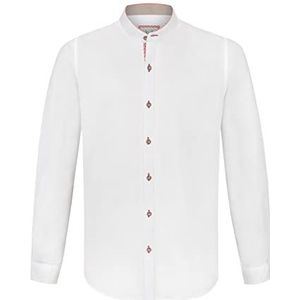 Stockerpoint Raffa overhemd voor heren, wit-rood, S
