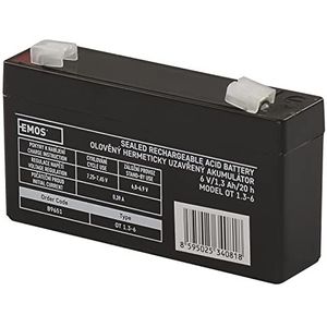 EMOS B9651 Onderhoudsvrije loodaccup 6 V, 1,3 Ah, 6 V