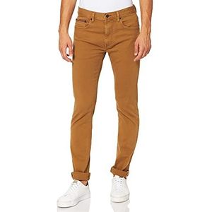 Tommy Hilfiger Slim Bleecker Sstr Color Denim Jeans voor heren, Woestijn Khaki, 29W / 36L