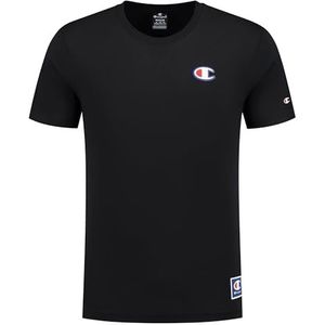 Champion Legacy Retro Sport - Graphic S/S Crewneck T-shirt, zwart, XL heren SS24, Zwart, XL