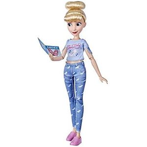 Disney Princess Comfy Squad Assepoester Fashion Doll, speelgoed geïnspireerd door de film Ralph breekt het internet, casual outfit pop, meisjes vanaf 5 jaar oud