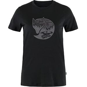 T-Shirt Fjällräven Women Abisko Wool Fox SS Black Iron Grey