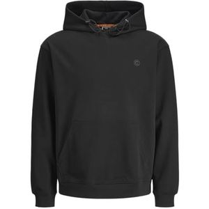 Jack & Jones Jcooutdoor Sweat Hood Sn, zwart, XS