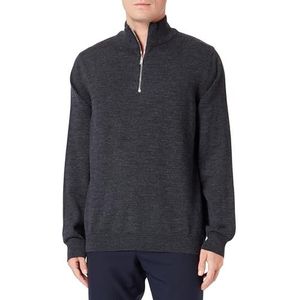 Seidensticker - Sweatshirt - Grijs - Katoen - Regular Fit