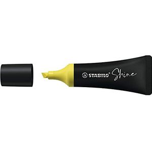 Stabilo Shine Markeerstift in tubedesign - enkele pen - geel