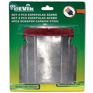 cevik ce-2238-outil Handtekenspatel, voor carrosseriebouwers 4 60/80/100/120 mm-acier