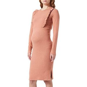 Noppies Maternity damesjurk Paducah Nursing jurk met lange mouwen, Cedar Wood-P894, XS