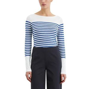 T-shirt - Gestreept - Jersey - Lange Mouw - Normale Pasvorm