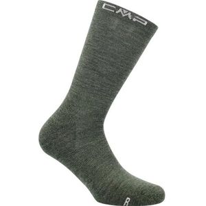CMP - Hiking Wool Sock Mid, Olive Mel., 39/42