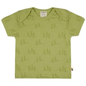 loud + proud Uniseks kinderopdruk, GOTS-gecertificeerd T-shirt, Avocado., 110/116 cm