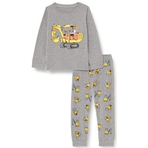 EULLA Jongens pyjama tweedelige pyjama set, 4# Graafmachine, 122 cm