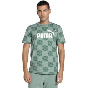 PUMA - UNITED AOP TEE - T-shirt - Groen - Regular Fit
