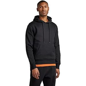 G-STAR RAW Heren Logo Tape HDD Sw Hooded Sweatshirt, Zwart (dk Black D174-6484), L