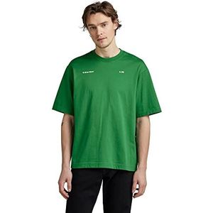 G-STAR RAW Heren Unisex Boxy Base T-shirt, groen (Jolly Green C336-D608), S, Groen (Jolly Green C336-d608), S