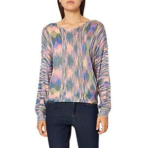 Urban Classics Oversized sweatshirt voor dames, Girlypink/blauw., L