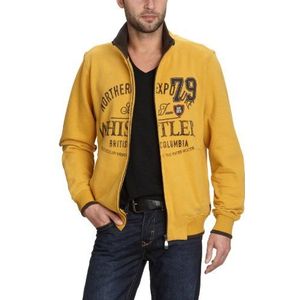 LERROS Heren Sweatshirt 22O4581, geel (Golden Leaf 572), 52 NL