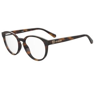 MOSCHINO LOVE MOL626 086 HAVANA 52/17/140 Vrouw Brilmonturen