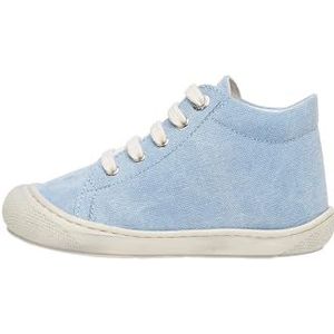 Naturino Cocoon-schoen van canvas in delavé-opt-jeans, azuurblauw, 17 EU