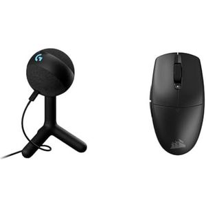 Logitech G Yeti Orb & CORSAIR M55 WIRELESS Lichtgewicht FPS Gaming
