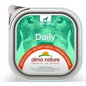 Almo Nature Daily Hondenvoer met kalf en wortelen (9 x 300 g)