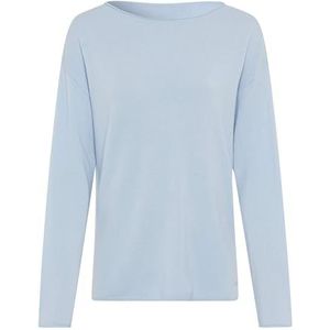 Style Liz Merino Cashmere trui met lange mouwen, blauw, 46