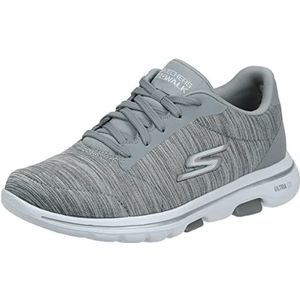 Skechers Go Walk 5 - Prawda - Sneakers Vrouwen, Grijs, 40 EU Szeroki