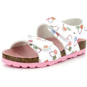 KICKERS Uniseks kindersandalen Summerkro, kersenwit, 24 EU