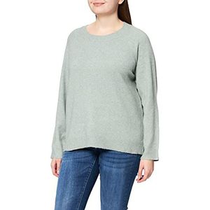 Only dames Onlrica Life L/S trui Knt Noos, Chinois Groen/Detail:wit melange, XXL