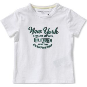 Tommy Hilfiger Unisex - Baby hemd GAVIN BABY CN KNIT S/S / EZ57112119