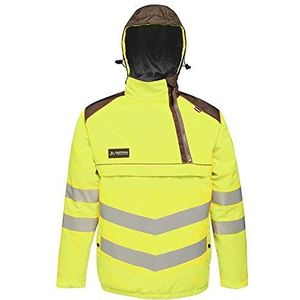 Regatta TRA316SM9PQ Tactische Hi-Vis Overhead Bomber, Maat Klein, Geel/Grijs