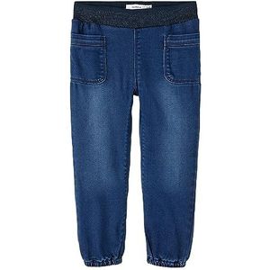 NAME IT meisjes jeans, donkerblauw (dark blue denim), 122 cm