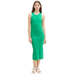 TOM TAILOR Denim Dames 1037256 jurk, 17327-Vibrant Light Green, M, 17327 - Vibrant Light Green, M
