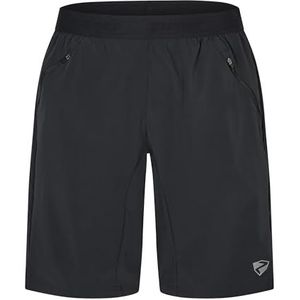 Ziener Heren NALTE mountainbike-shorts/fiets- / outdoorbroek - ademend, elastisch, PFC-vrij, zwart, 46