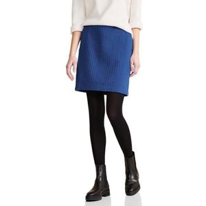 Street One Maja Bouclè Solid rok voor dames, Fresh Intense Gentle Blue, 36