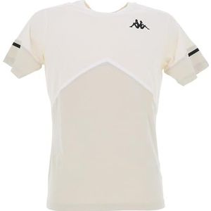 Kappa Kaybi Akteev T-shirt voor heren, Akteev, maat M, wit natuur/witte onyx