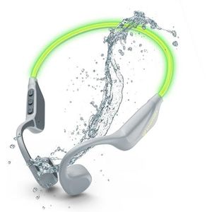 Energy Sistem Enersy Sistem VibeWave Bluetooth-hoofdtelefoon, Bluetooth 5.4, 15 uur batterijduur, microfoon, led-verlichting, IPX5 waterbestendig, multi-apparaatverbinding